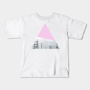 Pink Pylons Kids T-Shirt